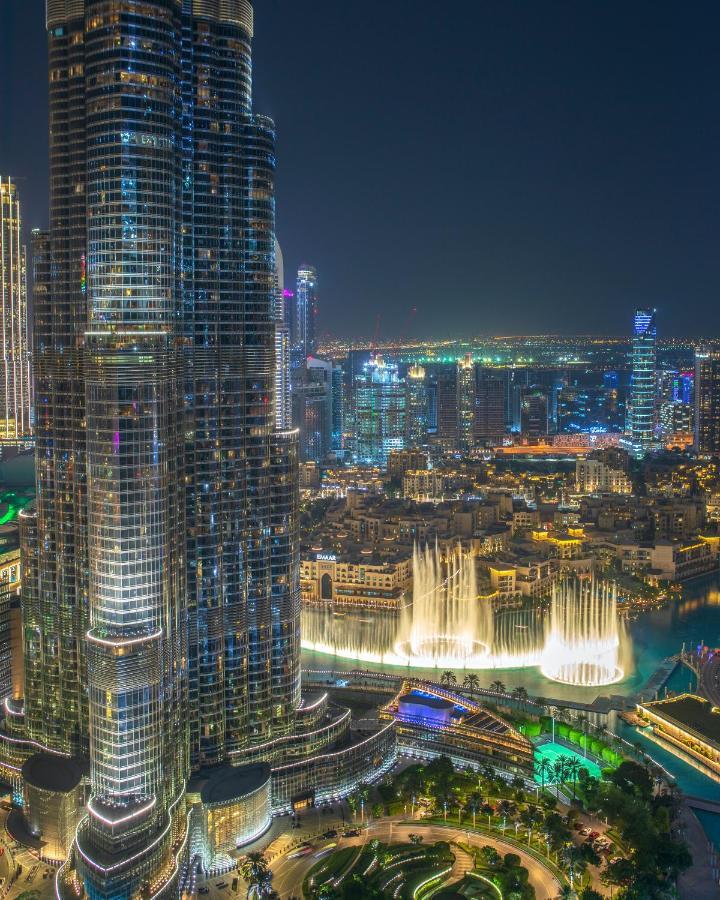 First Class 3Br With Full Burj Khalifa And Fountain View Dubai Exterior foto